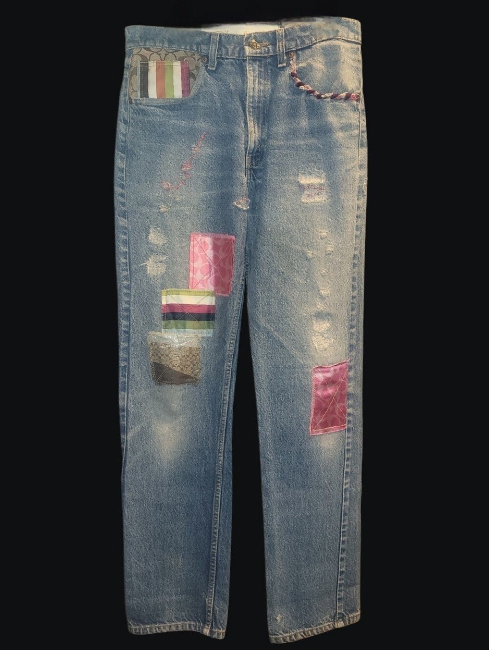 RARE Vintage Coach Legacy Limited Edition Denim Jeans #79/100 - Picture 1 of 10